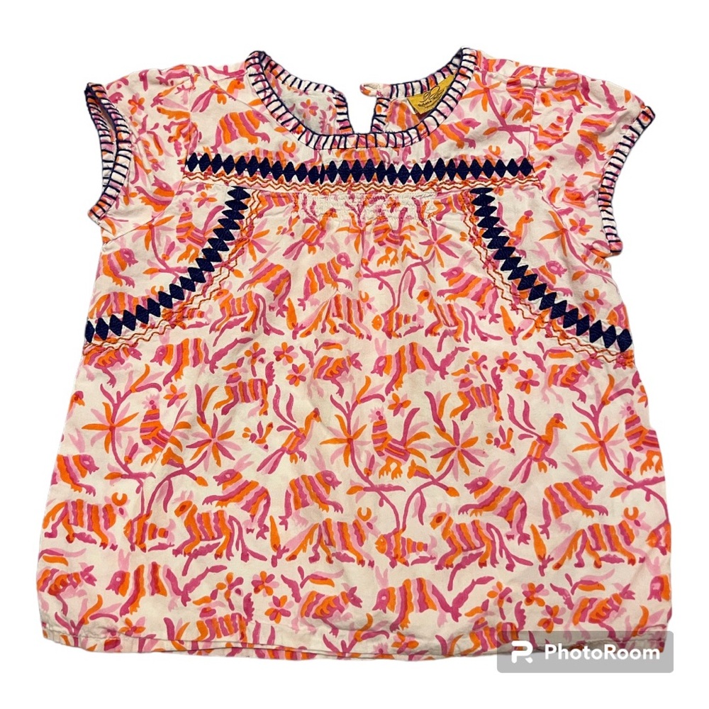 Roller rabbit girls shirt -like new size 6